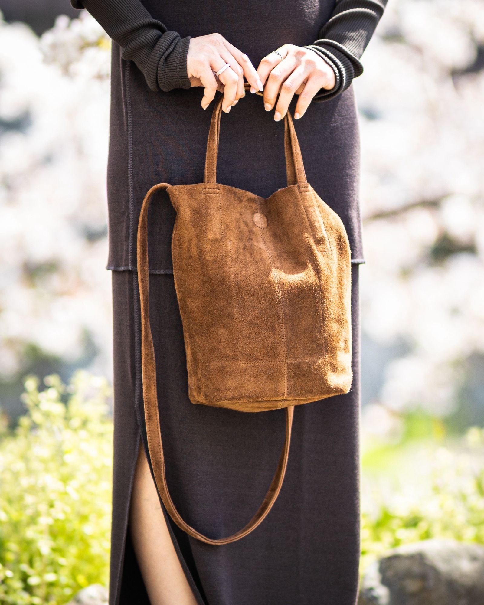 Morphee / モルフェトートバッグ 【SHORT】2WAY SMALL TOTE OIL SUEDE(SS-OCB) COFFEE BROWN☆再入荷しました！