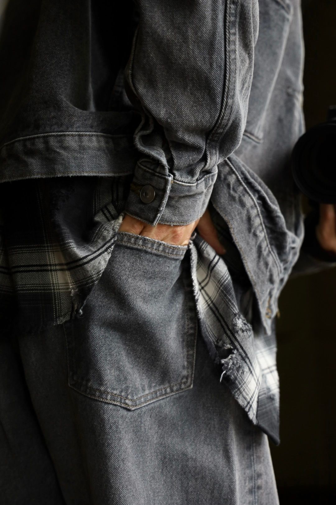 アプレッセ 2025 STYLE2  デニムジャケット Vintage Gray Denim Jacket(25AAP-01-41)GRAY☆7月26日(土)発売！