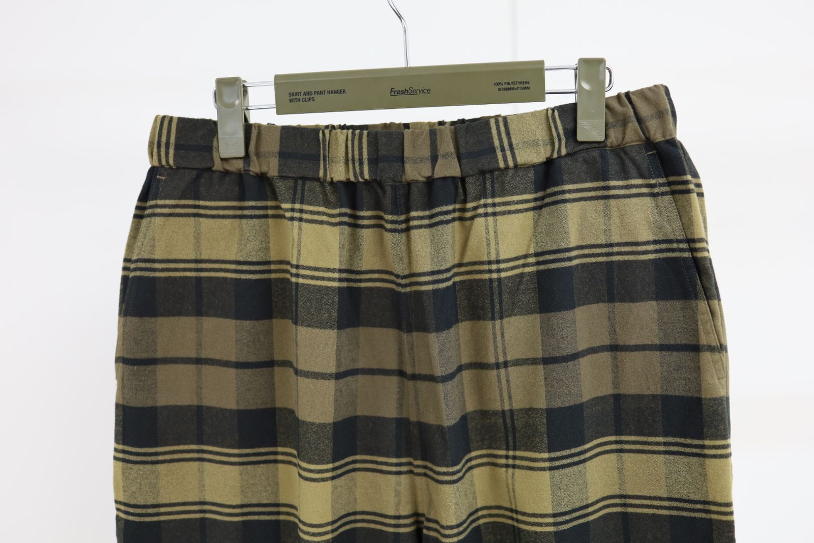 フレッシュサービス FLANNEL CHECK UTILITY OVER PANTS(FSP254-40060)BROWN☆11月15日(土)発売！