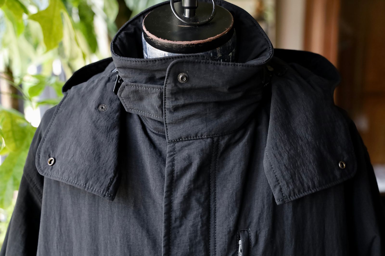 Y's for men MODS COAT WITH TOGGLE BUTTON / SMOOTH FLANNEL