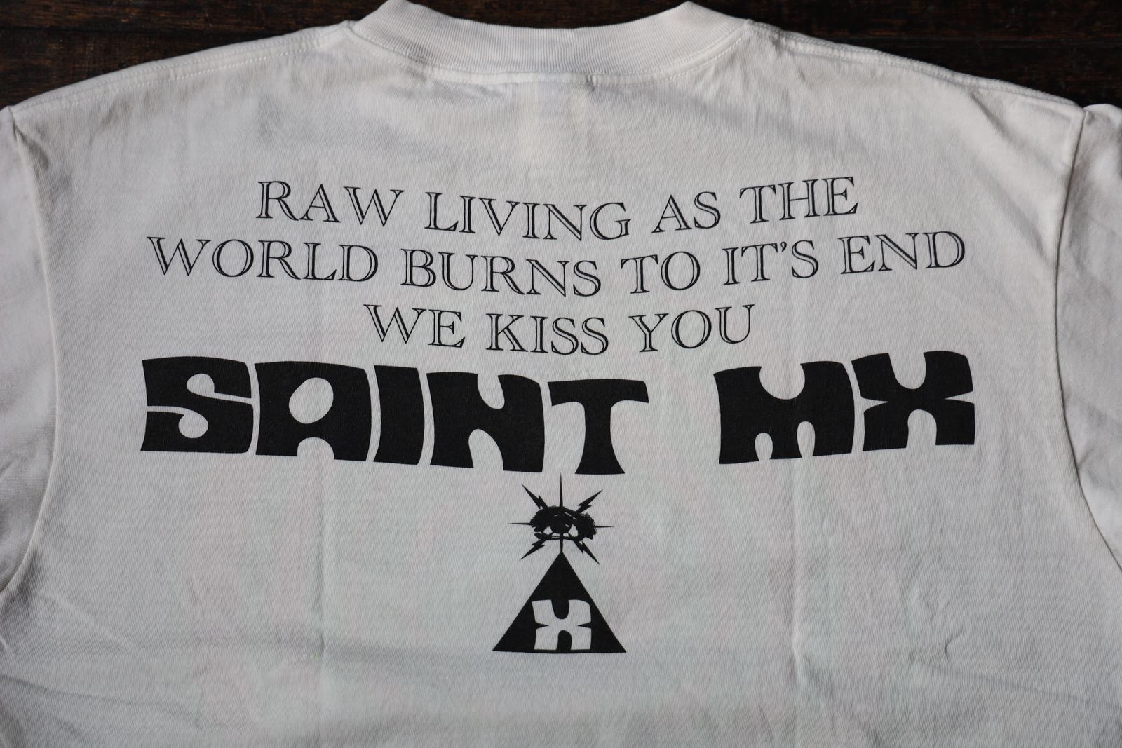 セントマイケル Tシャツ SAINT MX SS TEE(SM-HR8-0000-018)WHITE
