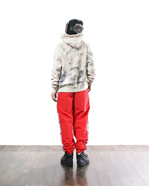 セントマイケル24SS フーディー Saint Mxxxxxx x Bornxraised LA HOODIE style 2024.2.22