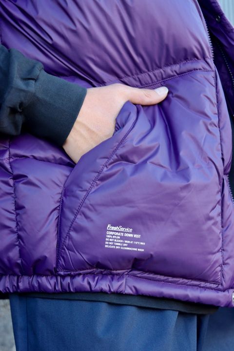 FreshService フレッシュサービス 23AW CORPORATE DOWN VESTスタイル