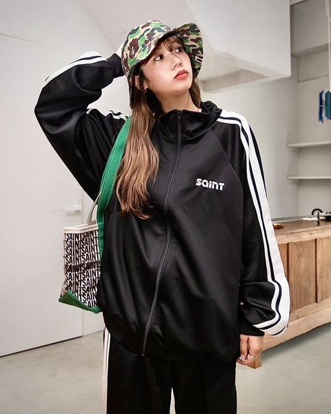 セントマイケル 新作TRACK JACKET&TRACK PANTS style.2024.8.30