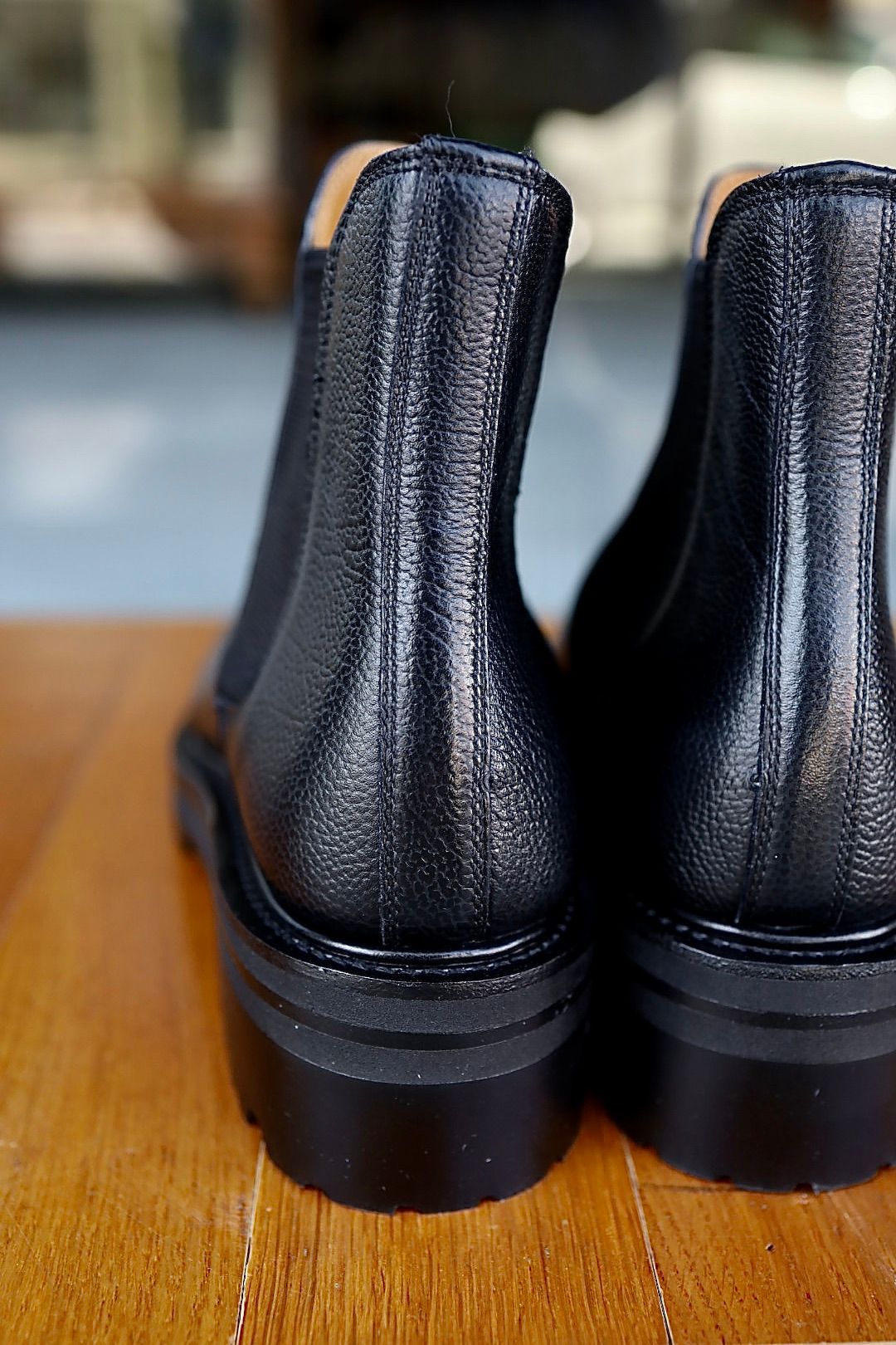 FOOTWORKSフットワークス サイドゴアブーツ WOMENS Side Gore Boots in Grain Leather(F03-0001_W)BLACK☆新作発売！