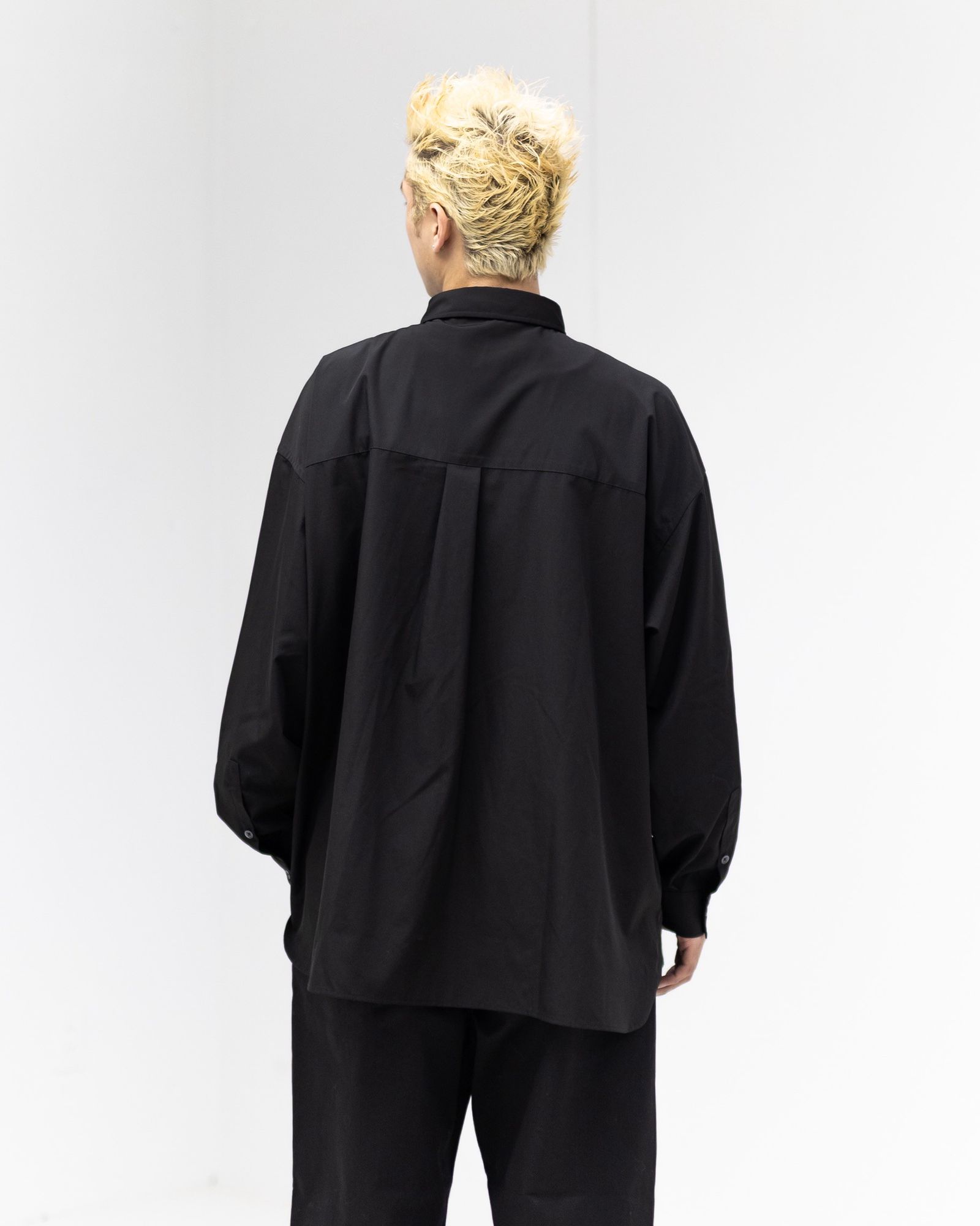 フレッシュサービス FDS SERVICE WORK REGULAR COLLAR SHIRT (FDS254-50099)BLACK