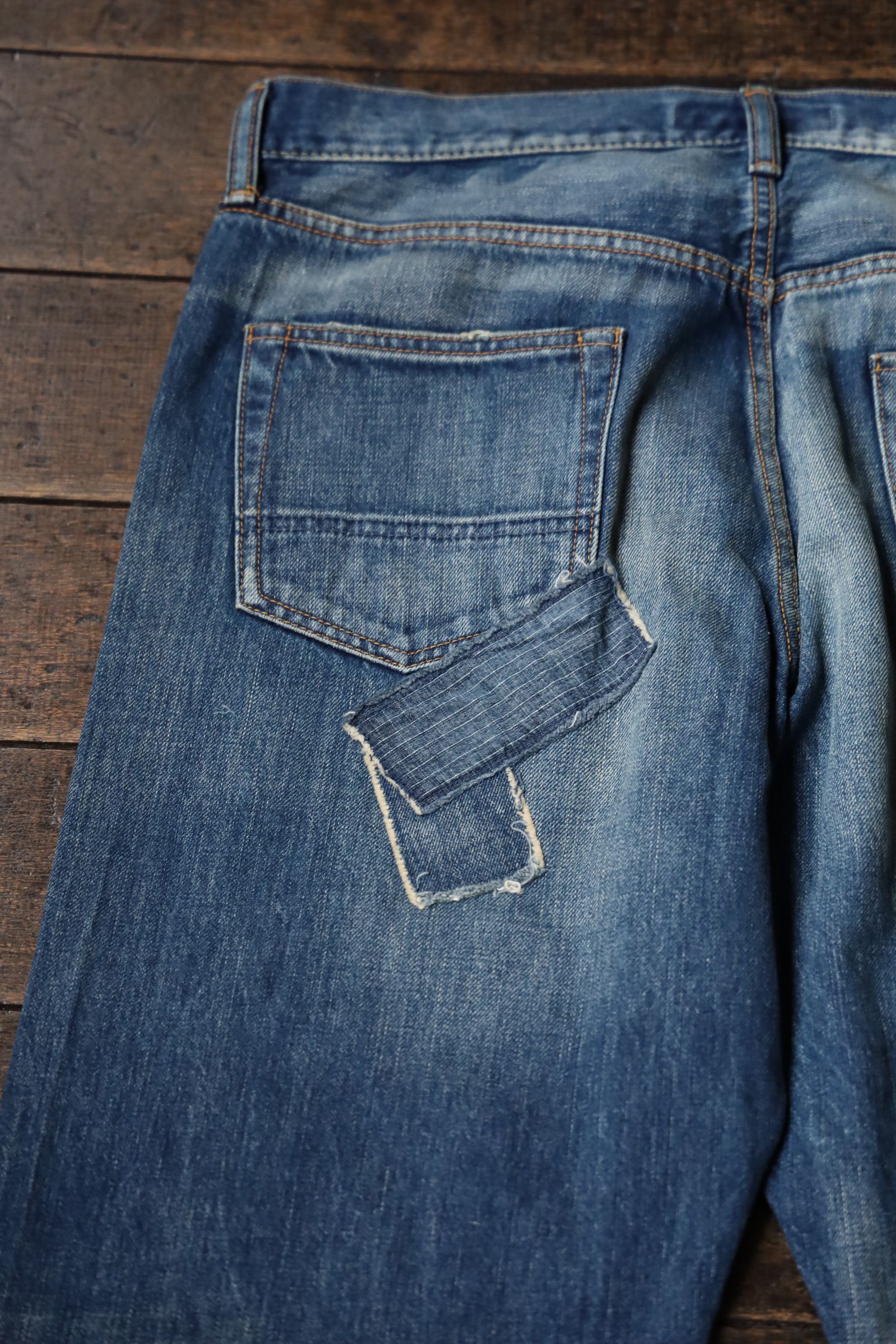 ファンダメンタル デニムパンツ CLASSIC STRAIGHT DENIM CS125 (FA25/MG125)INDIGO