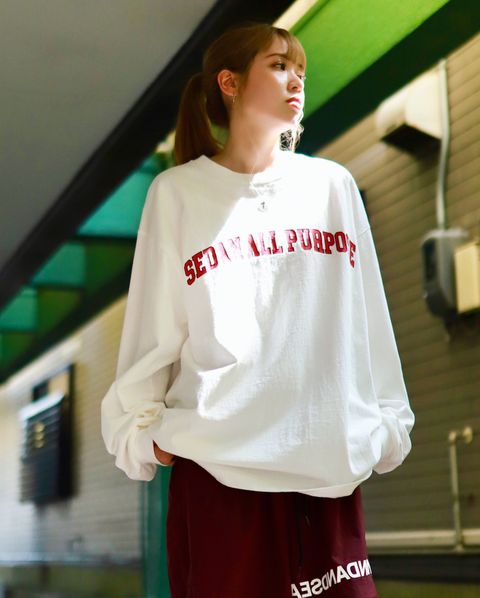 SEDAN ALL-PURPOSE 新作Arch Logo L/S Tee style.2023.7.29
