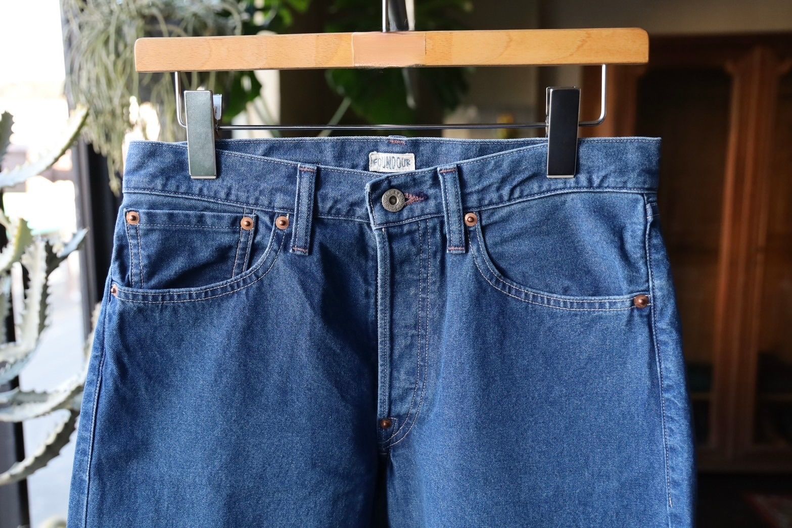 ファウンダ 25SS DENIM PANTS(015FD251008)ONE WASH