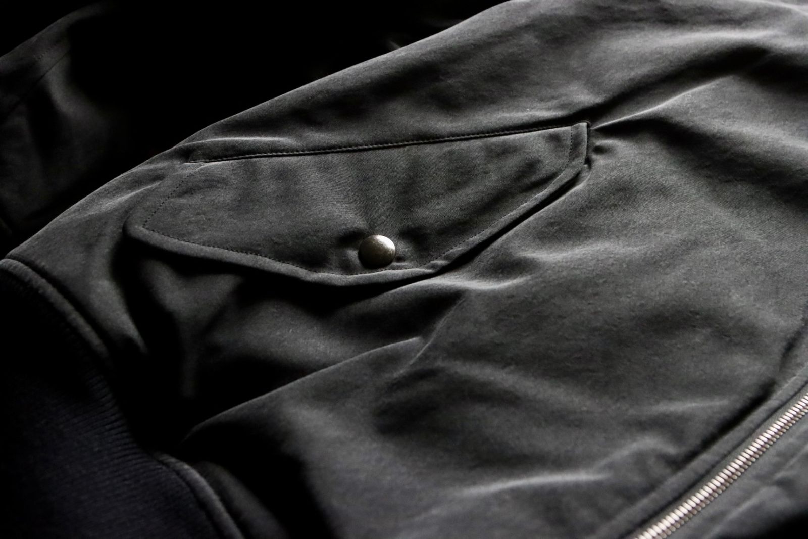 アプレッセ23AW Silk Padding Jacket(23AAP-01-28H)BLACK☆9月16日(土)発売！