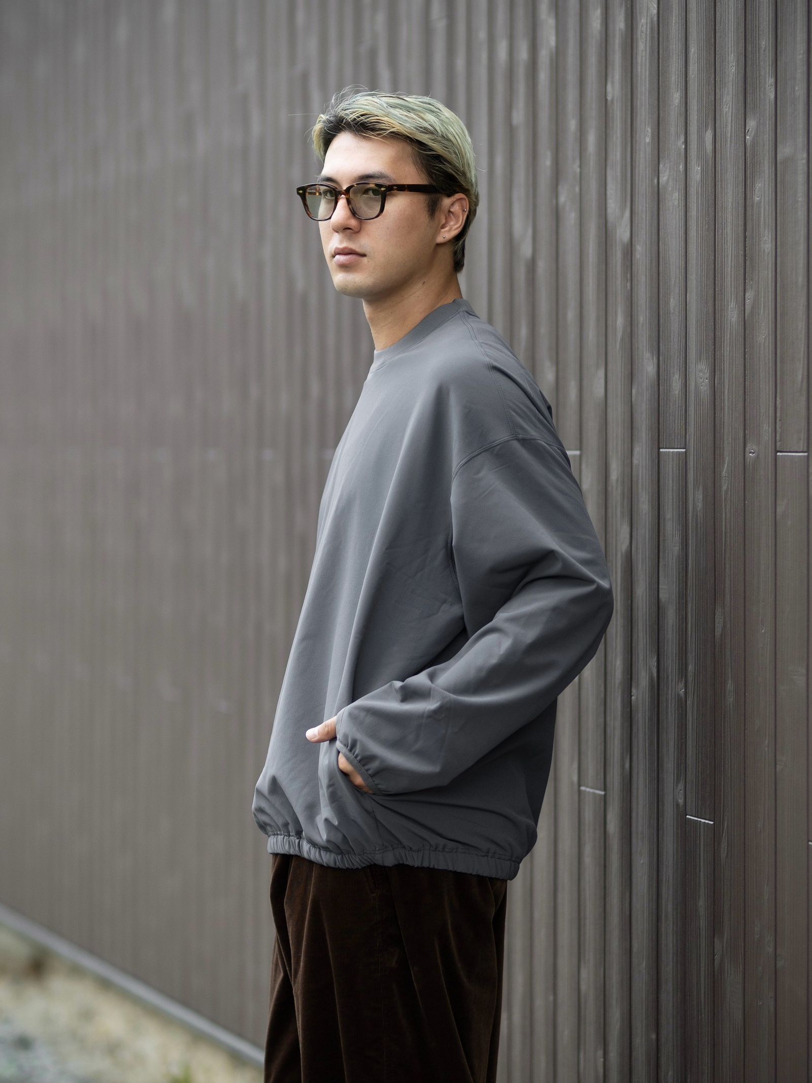 フレッシュサービス 26AW  COMFORT-SHIELD FLEECE CREW NECK PULLOVER(FSC263-70027)D.GRAY☆10月24日(土)新作発売！