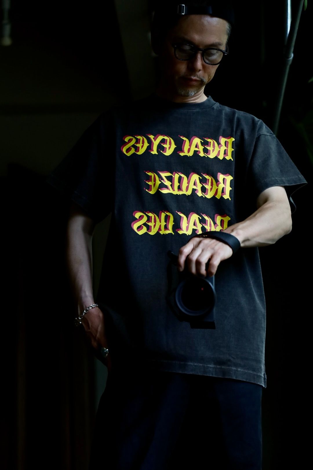 LASTMAN PRINTED TEE SHIRTS "REALIZE"スタイル
