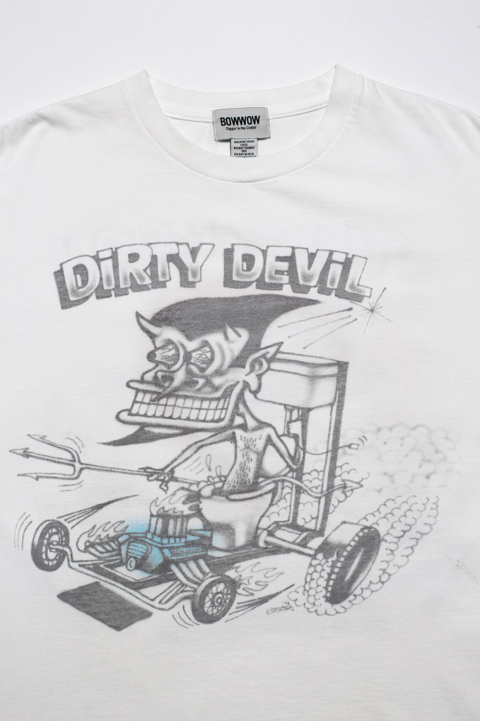 BOW WOW SKETCH DEVIL OVER MOON TEE(BW26U-SDOMT)WHITE☆9月5日(土)11:00発売！