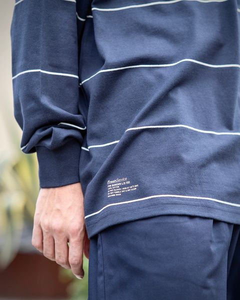 FreshService 新作PIN BORDER L/S TEE style 2024.7.5