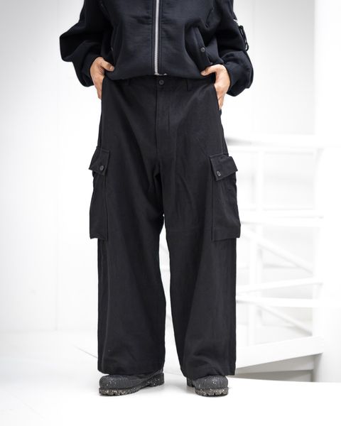 コムデギャルソンオム25FW 綿ウールアーミーサージパンツ(HP-P036-051)BLACK☆11月1日(土)発売！