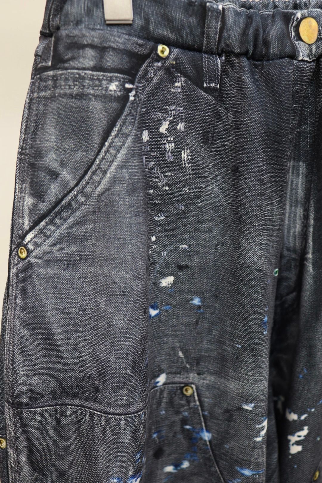 トーキングアバウト ジ アブストラクション 26SS ワイドパンツ PRINT DUCK WIDE PT(26SS-PT-002CH)BLACK新作発売！