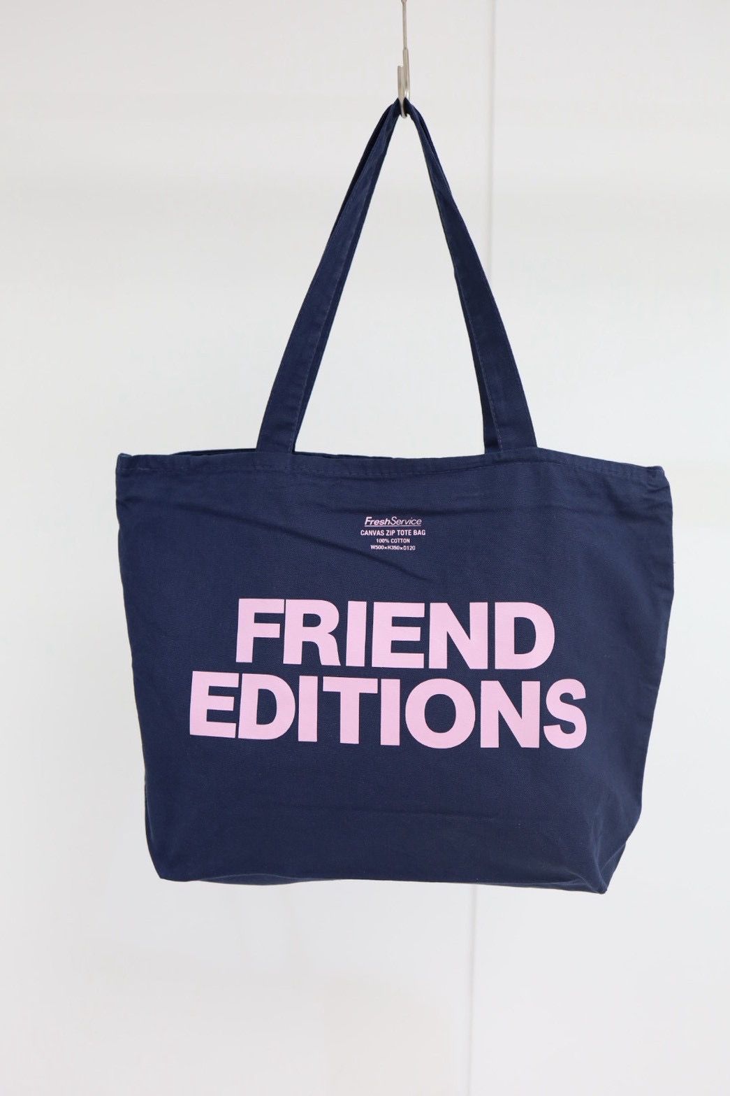 フレッシュサービス FRIEND EDITIONS CANVAS ZIP TOTE BAG(FSP261-90091FE)NAVY☆3月14日(土)発売！