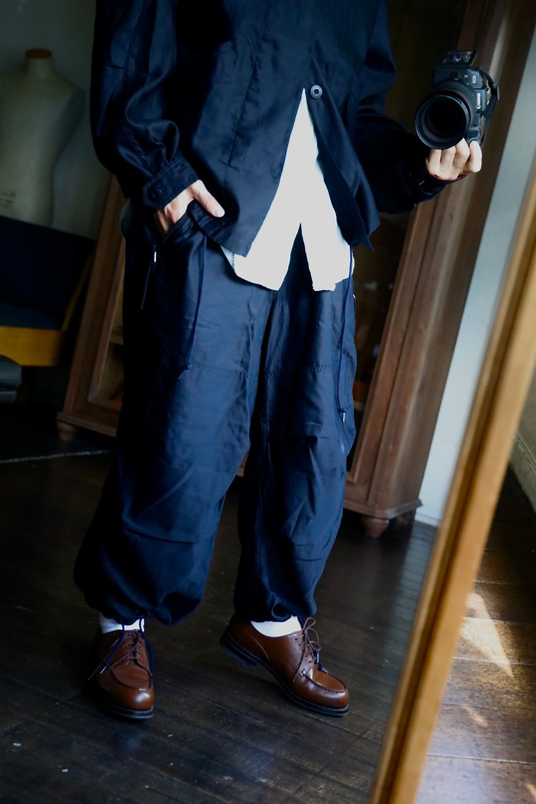 Gurank 25FW グランク フライトパンツ LM flight pant (2564)NAVY