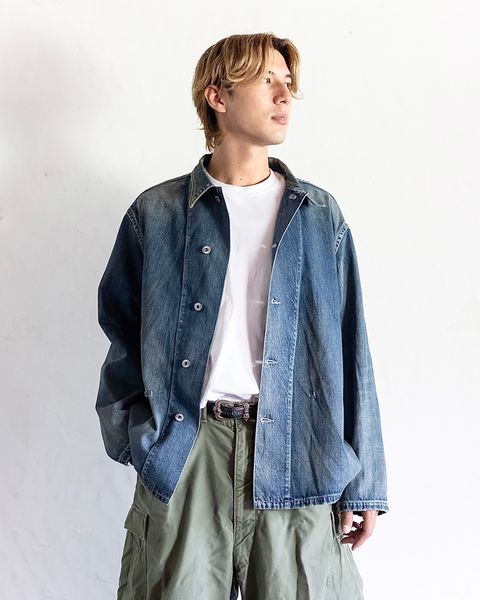 A.PRESSE  US Army Vintage Denim Coverall スタイル 8月24日(土)新作発売！