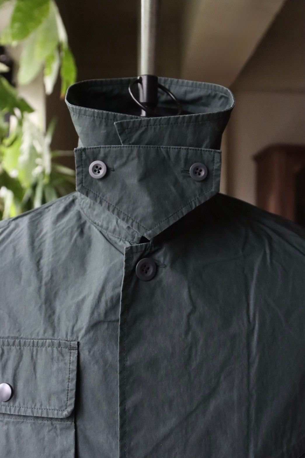 フレッシュサービス WAXED POPLIN FISHING JACKET (FSC253-20117)DARK GREEN