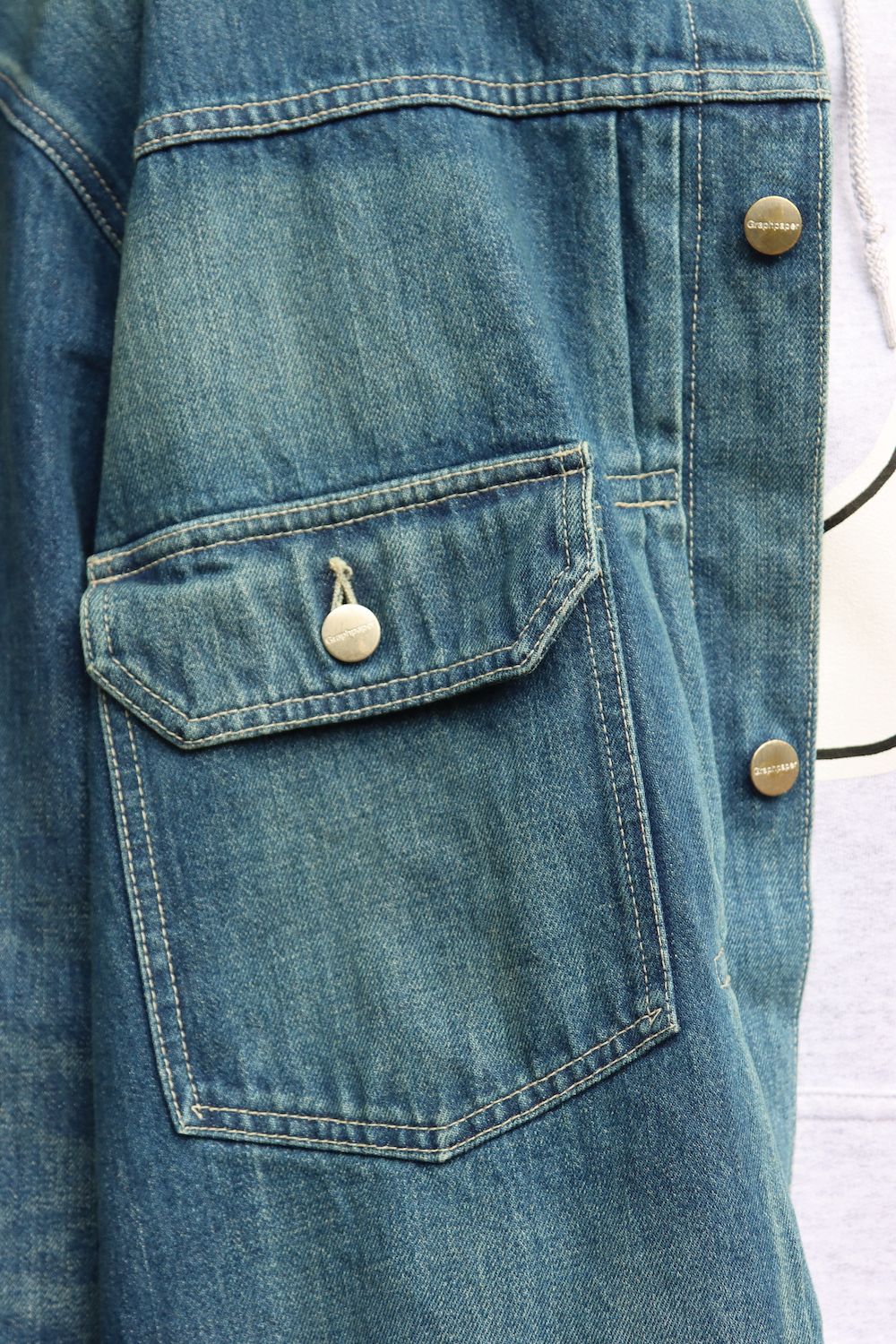 Graphpaper Selvage Denim Jacket(GU221-30025B) style.2022.1.30