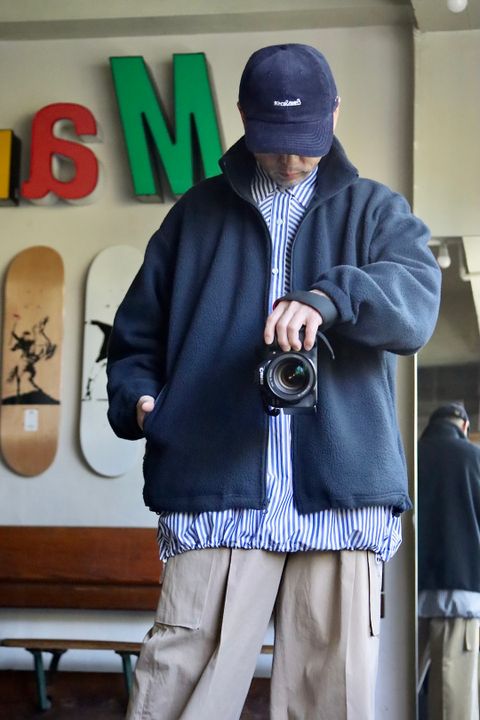 FreshService CORPORATE STRIPE ANORAK SHIRTスタイル.11.1.