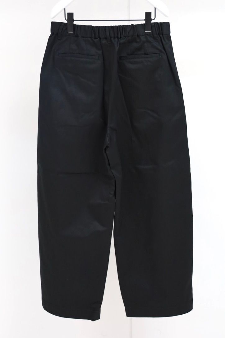 グラフペーパー Westpoint Chino Wide Tapered Trousers(GM263-40166B)BLACK☆8月15日(土)発売！