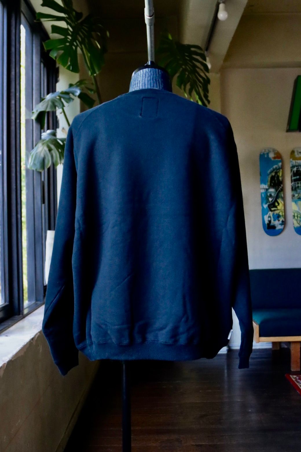S.F.C 23FW SFC RAGLAN CREW(SFCFW23CS03)D Navy