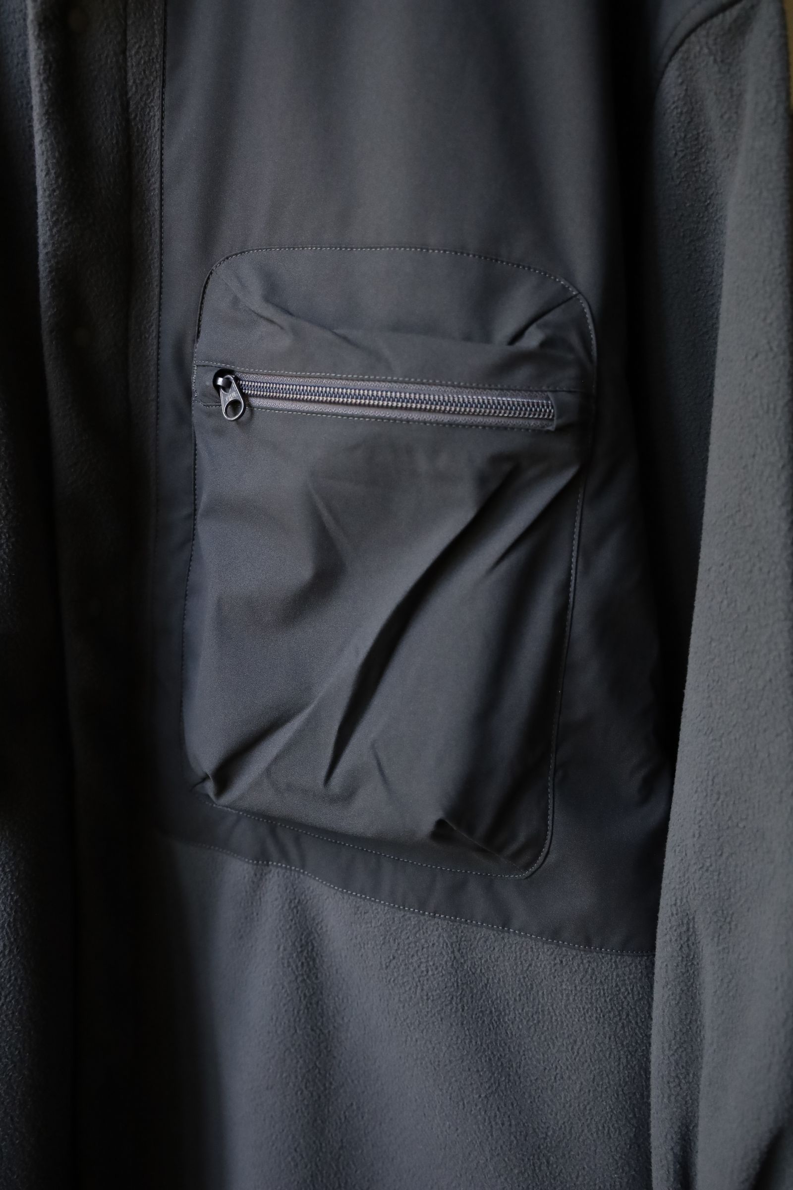 フレッシュサービス SYNTHETIC FLEECE SHIRT(FSC243-30094)GRAY