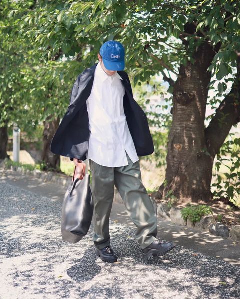 is-ness イズネス 23AW WIDE CHINO PANTSスタイル