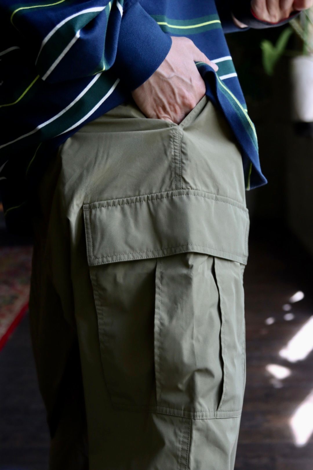 FreshService 23AW DRY TYPEWRITER TACTICAL POCKET L/S SHIRT"KHAKI"スタイル