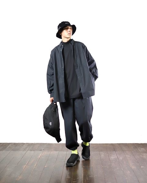 FreshService フレッシュサービス UTILITY B.D SHIRT"BLACK"スタイル
