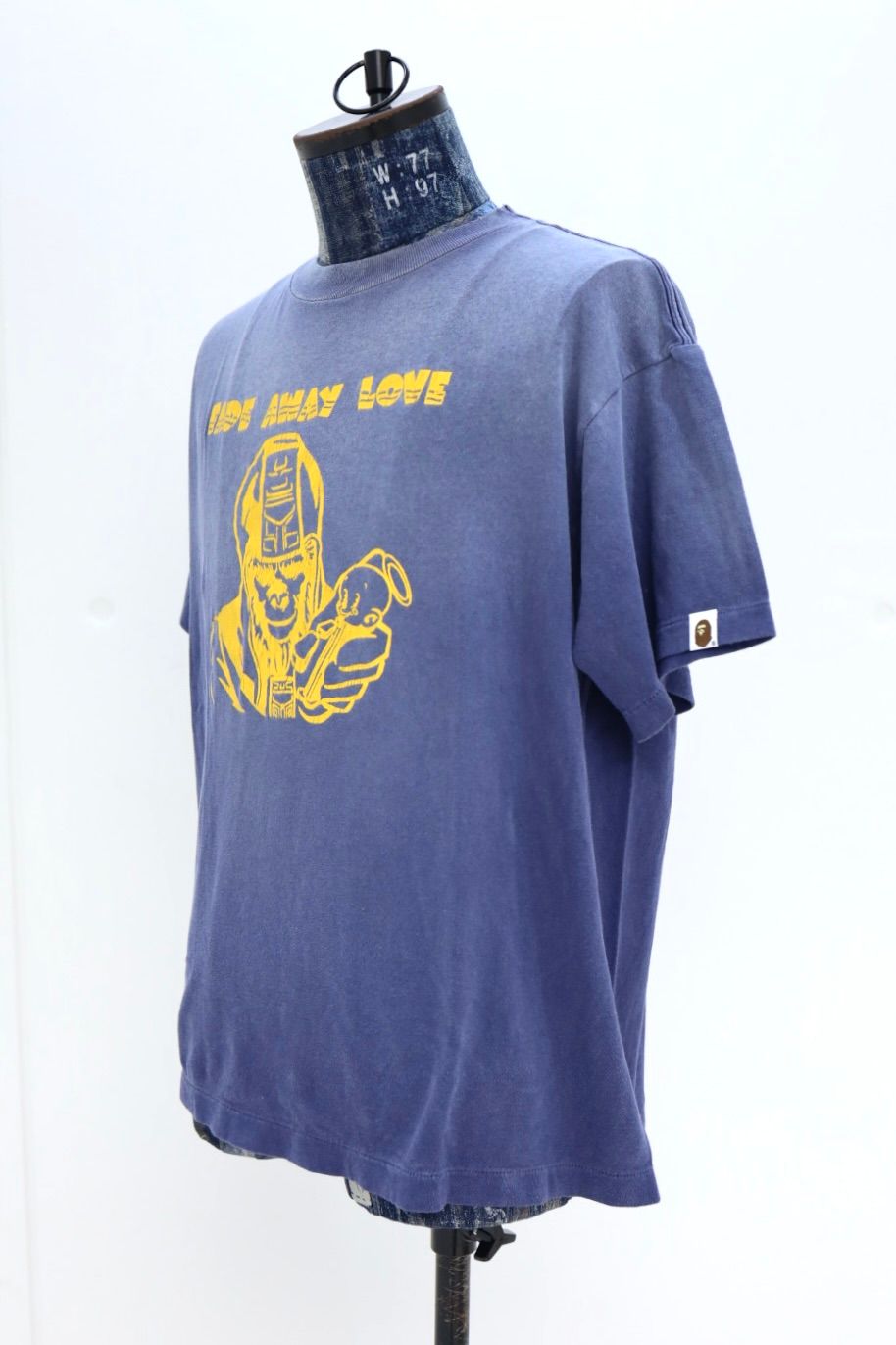 セントマイケル 26SS BAPE_SS T-SHIRT/FADE AWAY LV(SM-MK8-0000-C50)NAVY☆2月7日(土)10:00発売！