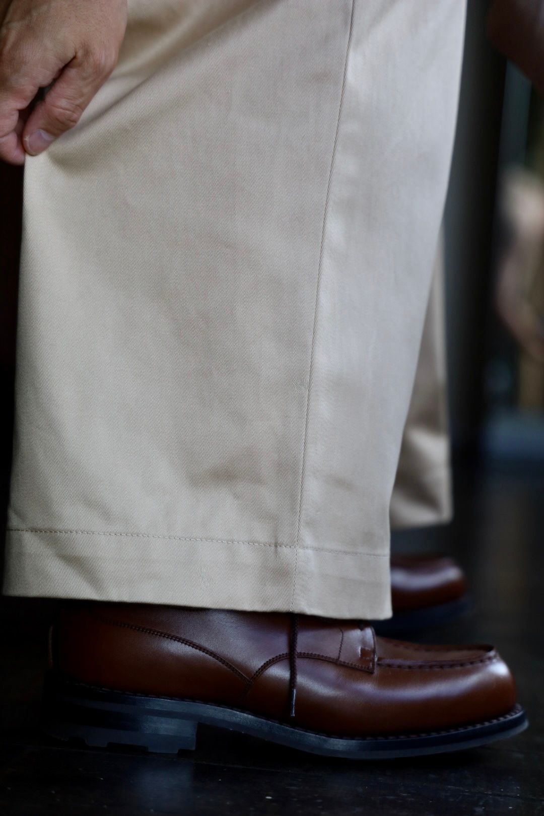 グラフペーパー  25AW Westpoint Chino Wide Straight Trousers(GM253-40150B)BEIGE☆8月16日(土)発売！