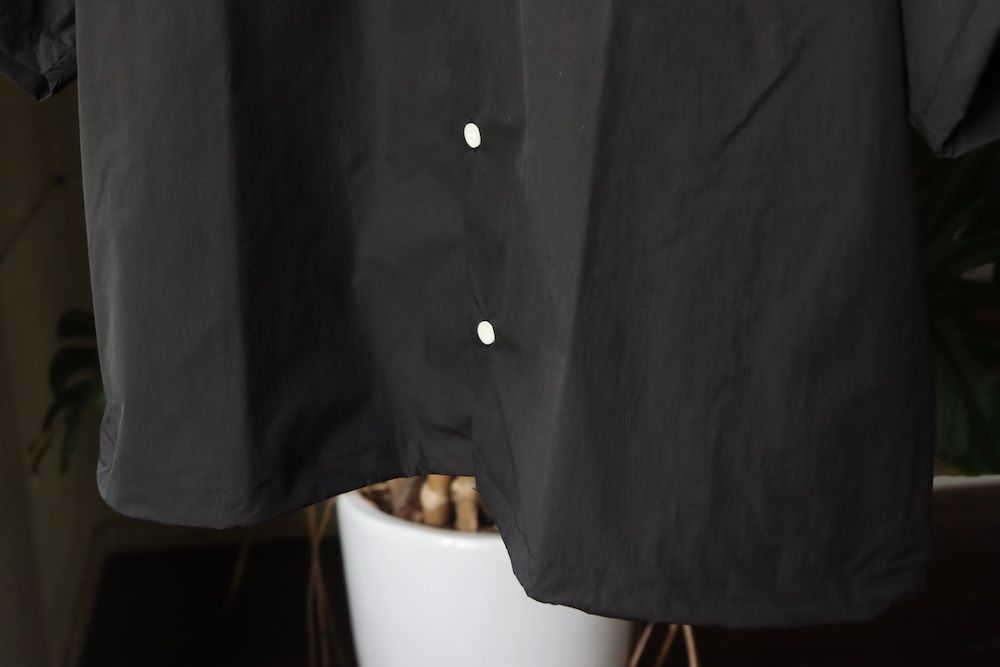 イズネス22SS BALLOON WIDE SHIRT(1022SSSH03)BLACK