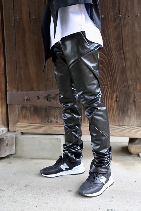 sulvam Grafting pants"BLK"style.2020.7.14.