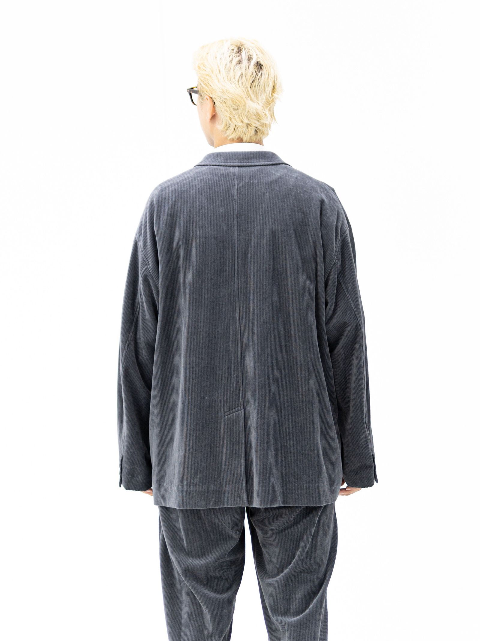 グラフペーパー Soft Knit Corduroy Jacket (GRAY) MARKスタイル