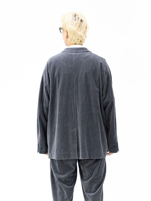 グラフペーパー Soft Knit Corduroy Jacket (GRAY) MARKスタイル