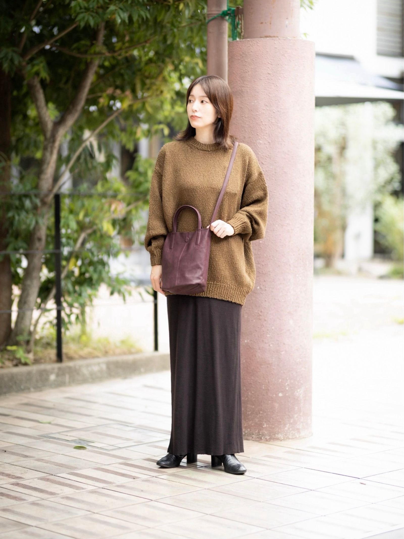 Morphee / モルフェ 2WAY SMALL TOTE(SL-BRG)BURGUNDY☆新作発売！