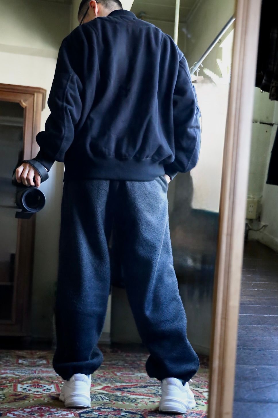 COMME des GARCONS HOMME 綿ウール裏毛MA-1ジャケットスタイル2025.11.10.