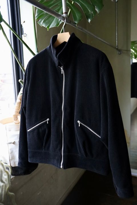 アプレッセ Wool Corduroy Bomber Jacket(25SAP-01-21H)BLACK