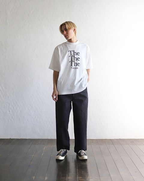 ブラームスルーツストック24SS blurhms The Genre The Print Tee WIDE(White) style 2024.3.21