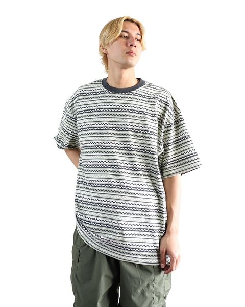 セダンオールパーパス 24SS Jaquard Striped S/S Tee style(Matcha) 2024.4.5