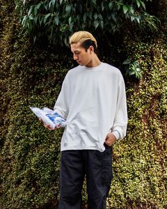 フレッシュサービス 2-PACK TECH SMOOTH L/S CREW NECK(WHITE)