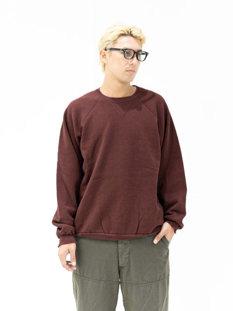 アプレッセ STYLE2 Vintage Double V Sweatshirt(BURGUNDY)MARKスタイル