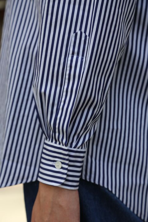 A.PRESSE Regular Collar Shirt"STRIPE"style.7.23.