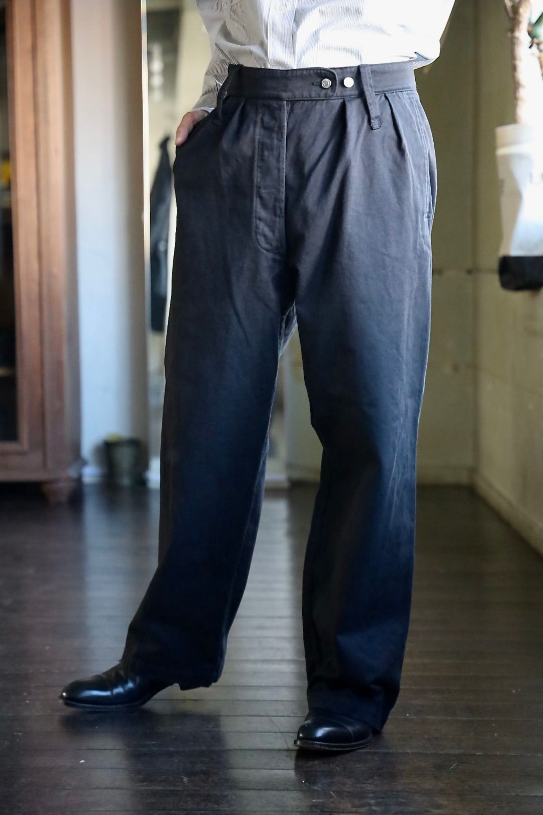 パンツ a.presse WW2 British Army Cotton Drill A.PRESSE WW2 British Army Cotton Drill Trousersスタイル