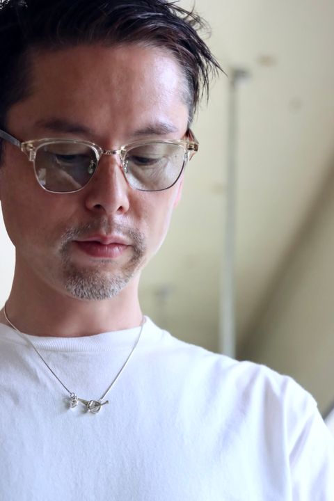 A.PRESSE Regular Collar Shirt"BEIGE"スタイル.2022.8.1.