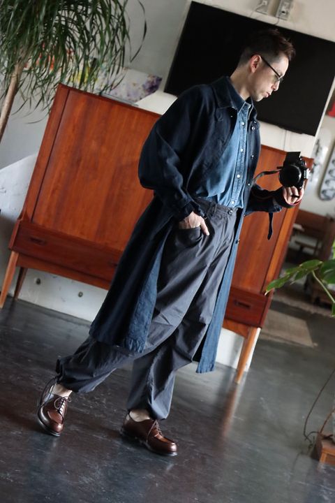 Ets.MATERIAUX 22SS M38 Motor cycle coat"BLUE"style