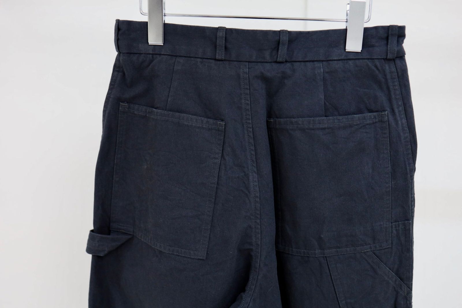 ブラームス 26SS Twist Gabardine Work Pants (BHS26S022)BlackNavy